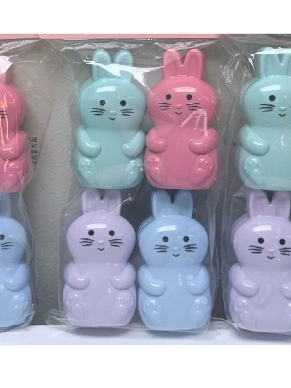 New Target Bullseye Playground Set of 12 Bunny Shaped Containers, Easter Basket